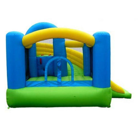 Residential Bounce House - Island Hopper Curved Double Slide Bounce House - The Bounce House Store