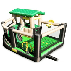 Residential Bounce House - Island Hopper Fort All Sport 7 Activity Bounce House - The Bounce House Store