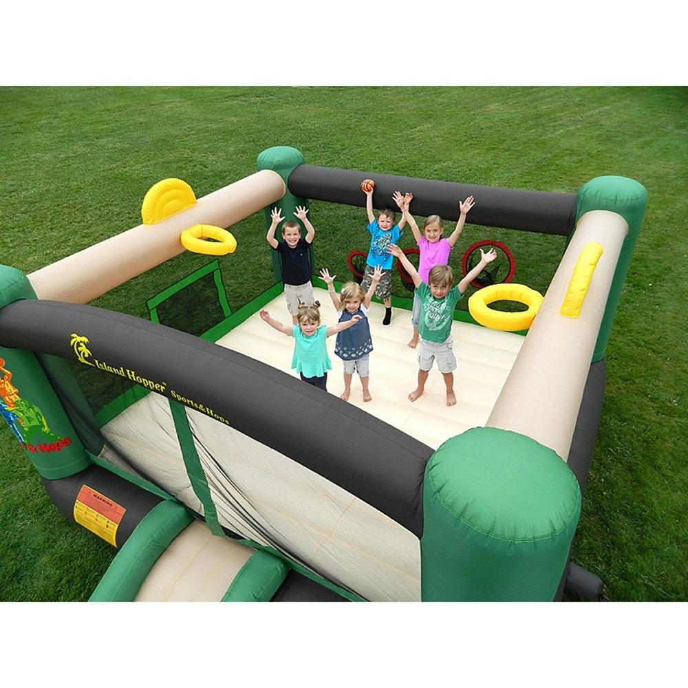 Residential Bounce House - Island Hopper Sports N Hops 5 Activity Jumper House - The Bounce House Store