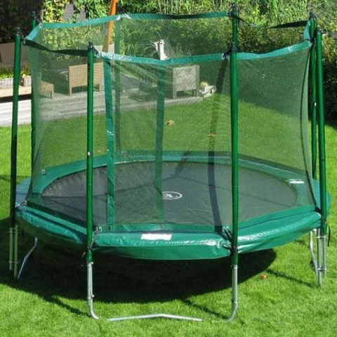 JumpFree 12' Trampoline with Safety Enclosure