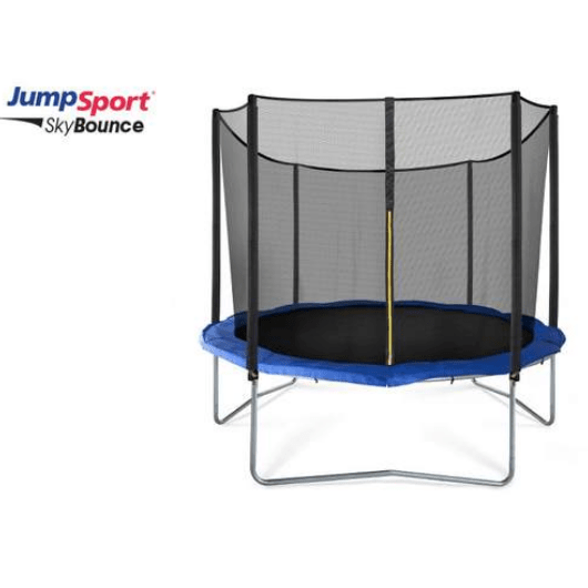 JumpSport 10' SkyBounce Round Trampoline with Safety Net Enclosure