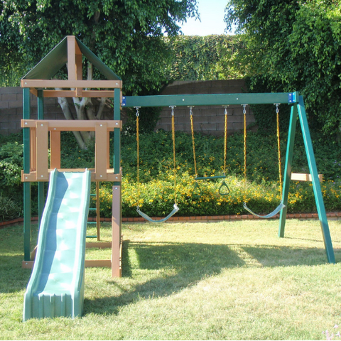Bounce House and Outdoor Play Equipment