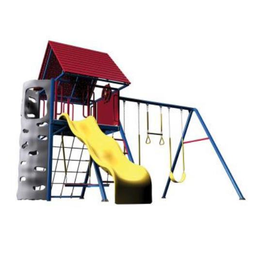 Lifetime A-Frame Metal Playset in Primary Colors