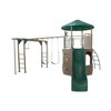 Image of LIFETIME Adventure Tower Metal Swing Set with Monkey Bars