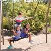 Image of LIFETIME Adventure Tower with Spider Swing Metal Swing Set