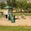 Image of LIFETIME Adventure Tower with Spider Swing Metal Swing Set