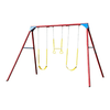 Image of Lifetime 10ft Metal Swing Set in Primary colors