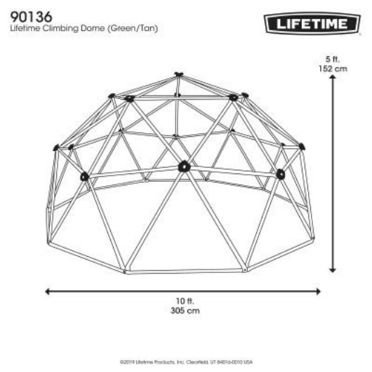 LIFETIME 10ft Climbing Dome