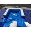 Image of 18'H Double Dip Inflatable Slide Wet n Dry (Blue)