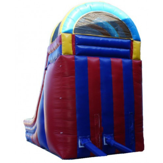 Moonwalk USA Inflatable Slide 22'H Volcano Screamer Inflatable Slide Wet/Dry W-323