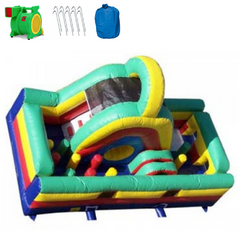 Moonwalk USA 20'L Backyard Obstacle Course - The Outdoor Play Store