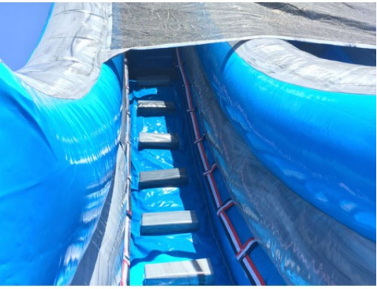 Moonwalk USA Inflatable Slide Dummy - 19'H Rock Mountain Slide Wet n Dry W-046