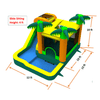 Image of Palm Tree Residential Combo Bounce House with Slide Wet n Dry