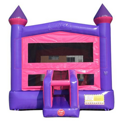 14' Pink Castle Commercial Bounce House