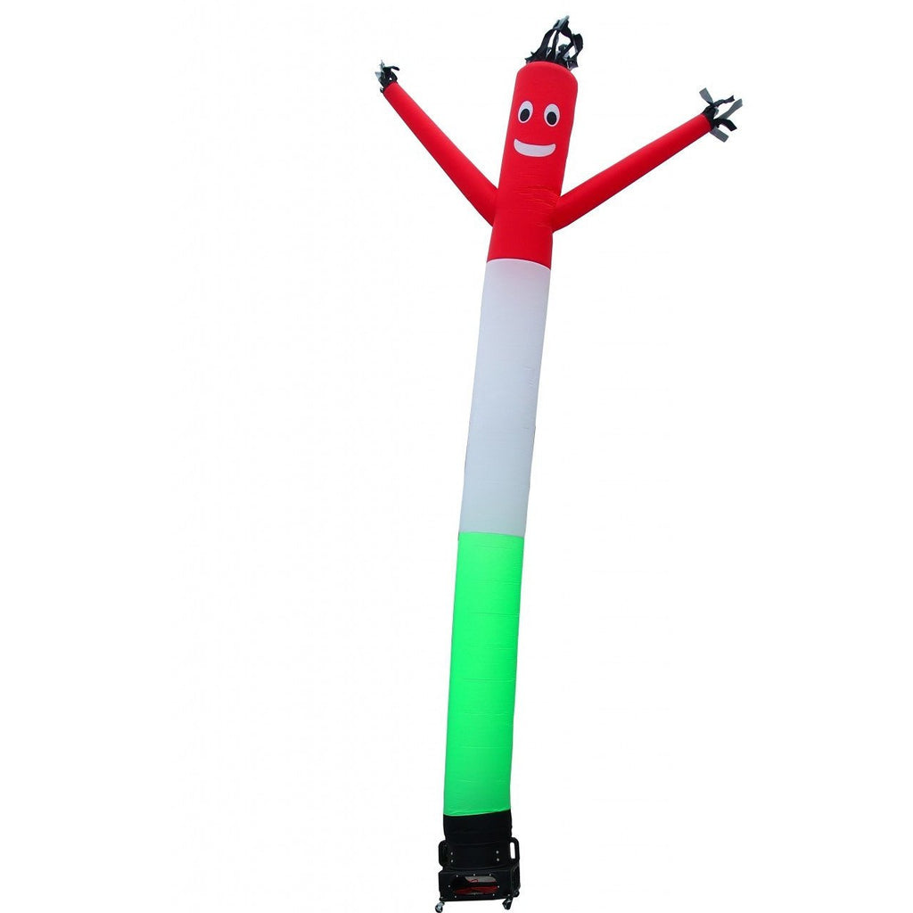Air Dancer - LookOurWay Red/White/Green AirDancer® 20ft - The Bounce House Store