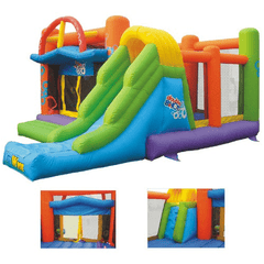 Commercial Bounce House - KidWise Double Shot Commercial Inflatable Bounce House - The Bounce House Store