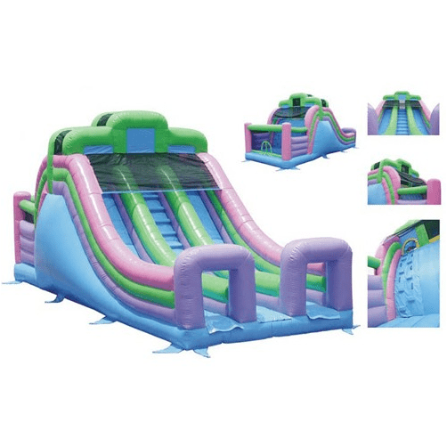 Kidwise Commercial Bounce House KidWise Commercial Grade 33' Double Lane Inflatable Slide KW-ST-1002-COM