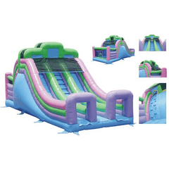 Commercial Bounce House - KidWise Commercial Grade 33' Double Lane Inflatable Slide - The Bounce House Store