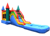 Image of Commercial Bounce House - 5 in 1 Super Combo Castle With Pool - The Bounce House Store