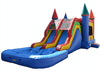 Image of Commercial Bounce House - 5 in 1 Super Combo Double Lane With Pool - The Bounce House Store