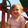 Image of Girl with Gorilla steering wheel