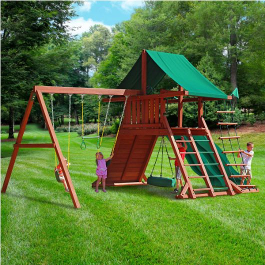Gorilla Playsets Sun Valley Extreme Swing Set Outside