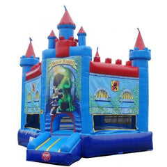 Inflatable Slide - Brave Knight Castle Commercial Bounce House - The Bounce House Store