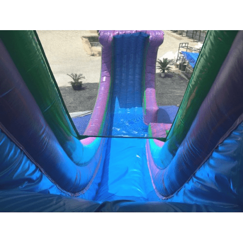 Inflatable Slide - 19'H Rapid Inflatable Slide Wet/Dry - The Bounce House Store