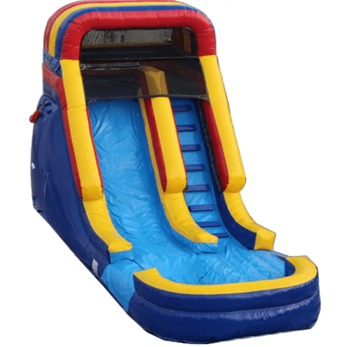 Inflatable Slide - 14'H Rainbow Inflatable Slide Wet/Dry - The Bounce House Store