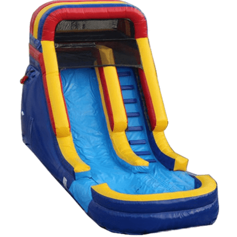 Inflatable Slide - 14'H Rainbow Inflatable Slide Wet/Dry - The Bounce House Store