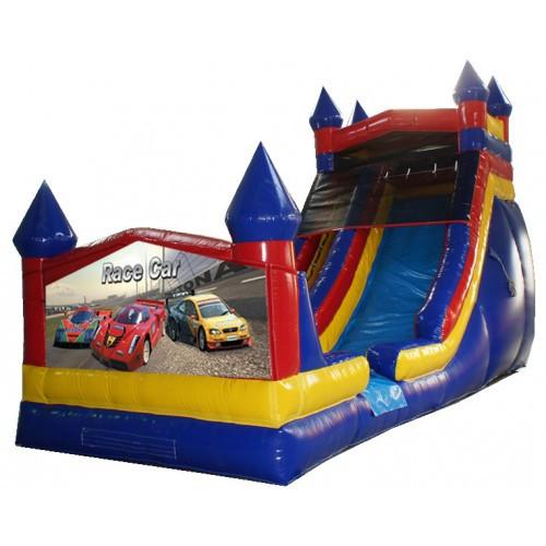 Commercial Bounce House - 18'H Castle Module Inflatable Slide Wet/Dry - The Bounce House Store