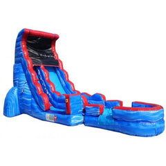 Inflatable Slide - 20'H Tsunami Screamer Inflatable Slide Wet/Dry - The Bounce House Store