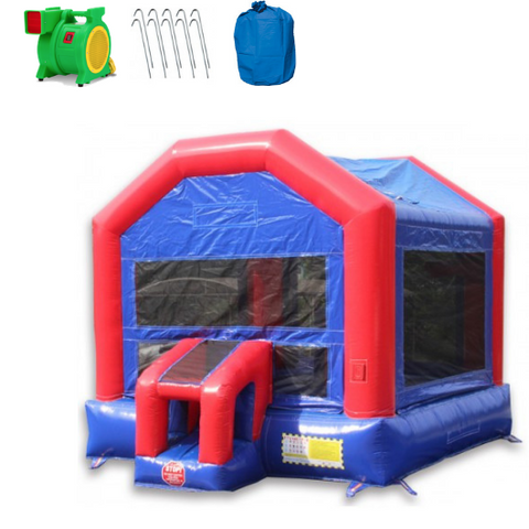 Commercial Bounce House - 14' Fun House Commercial Bounce House - The Outdoor Play Store