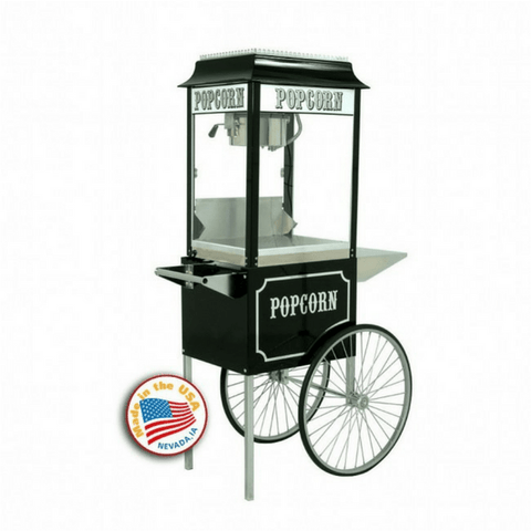 Popcorn Machine - 1911 Originals Popcorn Machine - Black - The Bounce House Store
