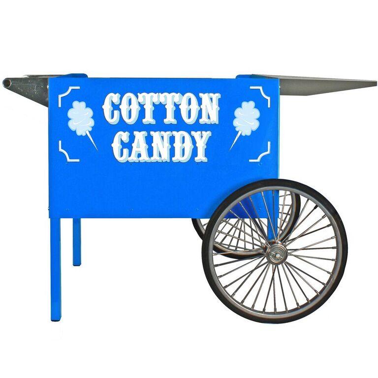 Carts & Stands - Blue Deep Well Cotton Candy Cart - The Bounce House Store