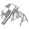 Image of congo monkey swing set #2 drawing