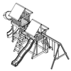 Image of congo monkey swing set #3 drawing