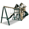 Image of congo monkey swing set package #3 green and sand 