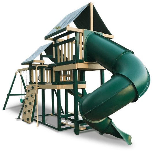 congo monkey swing set package #3 with turbo slide