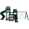 Image of congo monkey swing set #4 in sand and green color