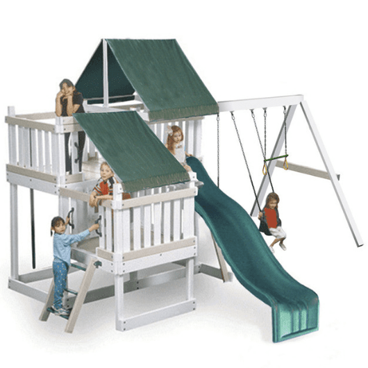 congo monkey playset #2 white and green accessories