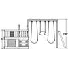 Image of height of congo swingn monkey 3 swing set