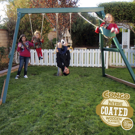 kids on congo swing central swing set
