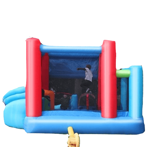 Kidwise Residential Bounce House Kidwise Celebration Bounce House and Tower Slide KWSS-CB-208