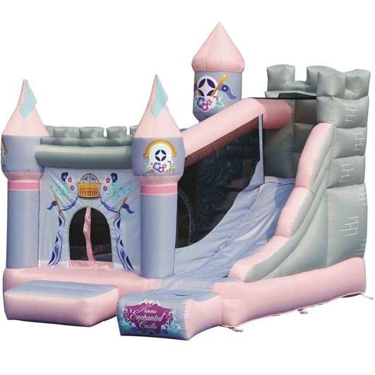 Kidwise Residential Bounce House KidWise Princess Enchanted Castle With Slide Bounce House KWSS-PR-205