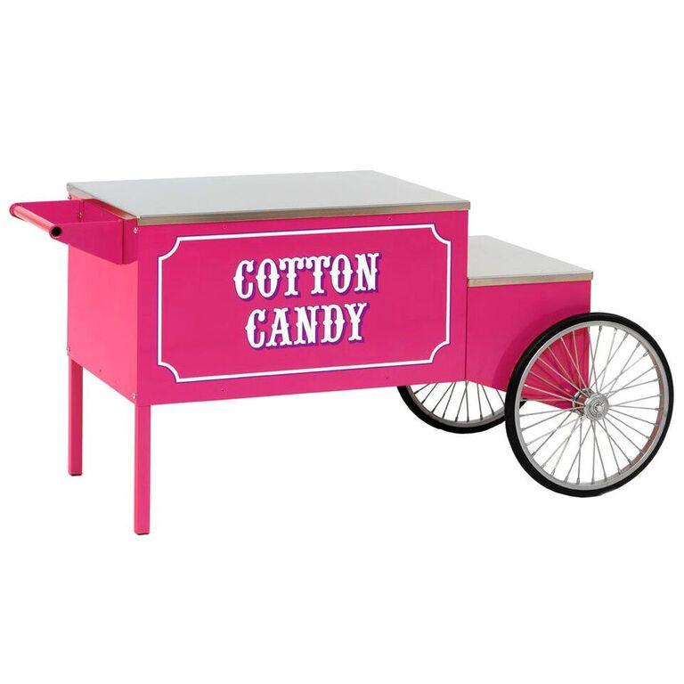 Carts & Stands - Large Pink Cotton Candy Cart - The Bounce House Store