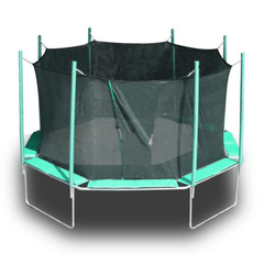 magic circle 16' octagon trampoline with safety enclosure