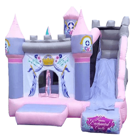 Residential Bounce House - KidWise Princess Enchanted Castle With Slide Bounce House - The Bounce House Store