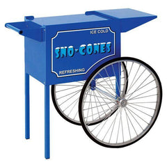 Carts & Stands - Medium Blue Snow Cone Cart - The Bounce House Store