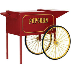 Carts & Stands - Large Red Popcorn Machine Cart - The Bounce House Store
